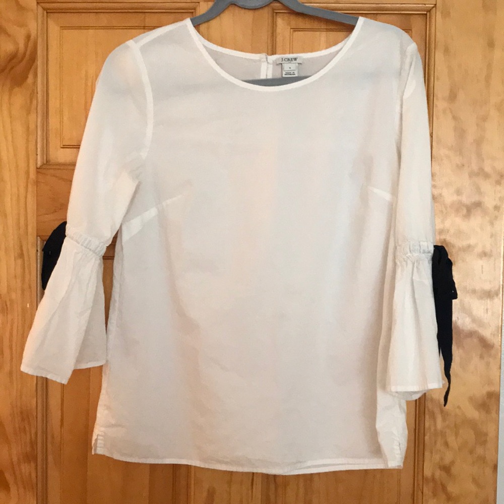 J Crew Tie Blouse